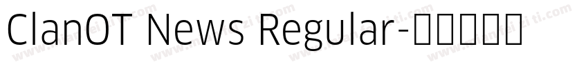 ClanOT News Regular字体转换